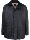 Barbour Press-stud Fastening Jacket In Blau