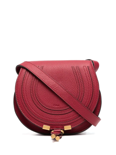 Chloé Marcie 斜挎包 In Smoked Red