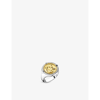 Thomas Sabo Mens Yellow Gold-coloured Faith, Love, Hope 18ct Yellow-gold Plated Sterling-silver Sign