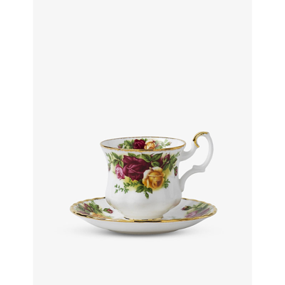 Royal Albert Old Country Roses Fine China Teacup And Saucer Set