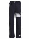 Thom Browne Blue 4-bar Stripe Cotton Track Pants In Blue