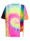 NEEDLES NEEDLES MAN COTTON TIE&DYE MULTICOLOR T-SHIRT