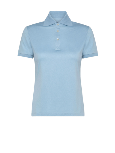 Peuterey Polo With 3 Buttons In Azzurro