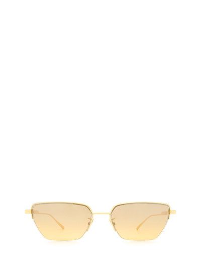 Bottega Veneta Bv1107s Gold Unisex Sunglasses