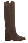Via Roma 15 In Taupe Suede In Taupe