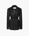 NANUSHKA NANUSHKA MARIKO VEGAN LEATHER BLAZER