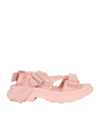 Alexander Mcqueen Chunky Sole Trekking Sandals In Pink
