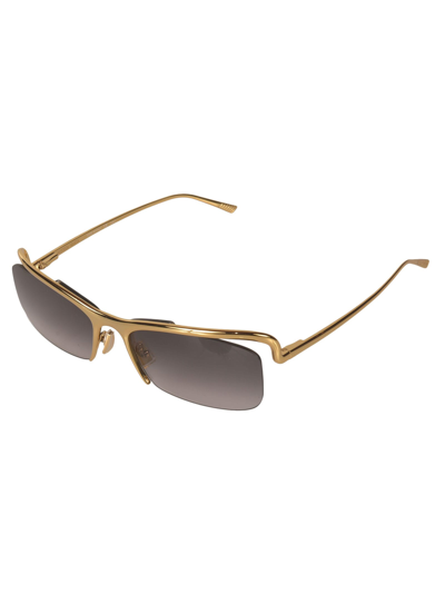 Bottega Veneta Half-frame Sunglasses