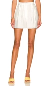 Bardot Maise Satin Short In Ivory