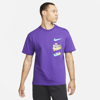 Nike Lebron X Fruity Pebbles Men's Max 90 Short-sleeve T-shirt In Court Purple