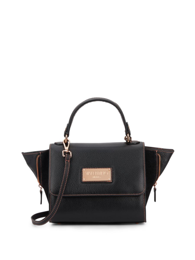 Valentino By Mario Valentino Women's Amelie Leather Crossbody Bag In Black