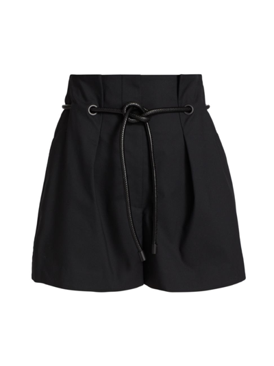 3.1 Phillip Lim / フィリップ リム Women's Origami Pleated Shorts In Black