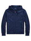 Polo Ralph Lauren Zip-up Hoodie Sweatshirt In Medieval Blue Heather