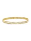 Roberto Coin Women's Line 18k Yellow Gold & Diamond Bracelet