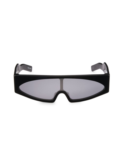 Rick Owens Gene 70mm Square Sunglasses In Black