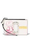 MARC JACOBS MARC JACOBS X PEANUTS THE SNAPSHOT LEATHER WALLET