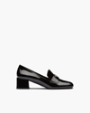 PRADA PRADA TRIANGLE-LOGO PATENT LEATHER LOAFERS