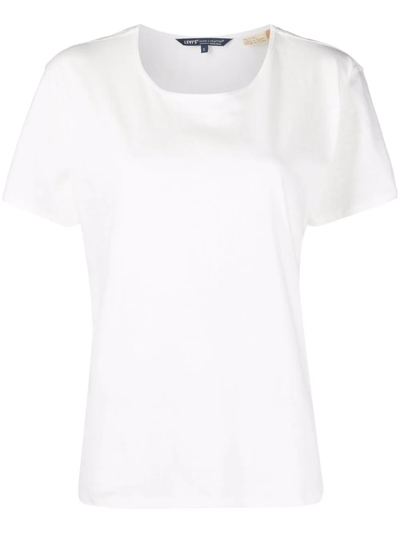 Levi's Short-sleeve Cotton T-shirt In Weiss