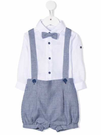 Colorichiari Babies' Tailored Short Set In Blue