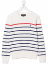 RALPH LAUREN POLO PONY STRIPED KNIT JUMPER