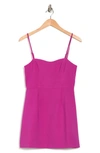 French Connection Whisper Light Sweetheart Minidress In Pure Passion