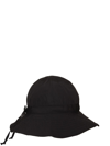GCDS GCDS WOMEN'S BLACK POLYAMIDE HAT,SS22W53015602 UNI