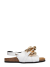 JW ANDERSON J.W. ANDERSON WOMEN'S WHITE OTHER MATERIALS SANDALS,ANW38004A13007101 39