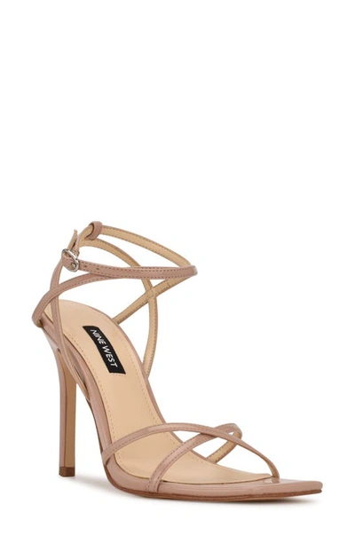 Nine West Tidle  Womens Ankle Strap Dressy Heels In White