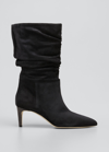 PARIS TEXAS 60MM SLOUCHY SUEDE BOOTS