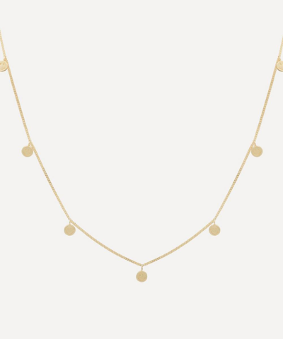 Anna + Nina Happy Smile 14ct Yellow Gold-plated Sterling Silver Pendant Necklace
