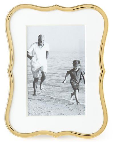 Kate Spade Crown Point 4" X 6" Gold-tone Picture Frame In Gold Plated