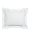 Matouk King Lanai Pique Sham In Silver