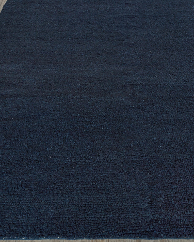 Exquisite Rugs Asheville Hand-loomed Rug, 8' X 10' In Navy Blue