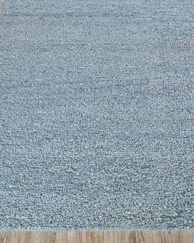 Exquisite Rugs Asheville Hand-loomed Rug, 6' X 9' In Light Blue