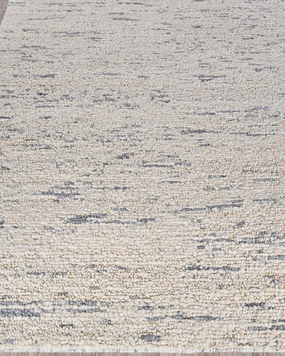 Exquisite Rugs Asheville Hand-loomed Rug, 9' X 12' In Gray/ivory