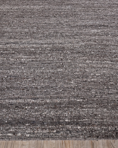 Exquisite Rugs Asheville Hand-loomed Rug, 6' X 9' In Dark Gray