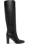 GIANVITO ROSSI 85 LEATHER KNEE BOOTS