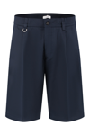 Shop Paolo Pecora Cotton Bermuda Shorts In Blue