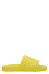 Bottega Veneta Intrecciato Logo-embossed Slides In Green