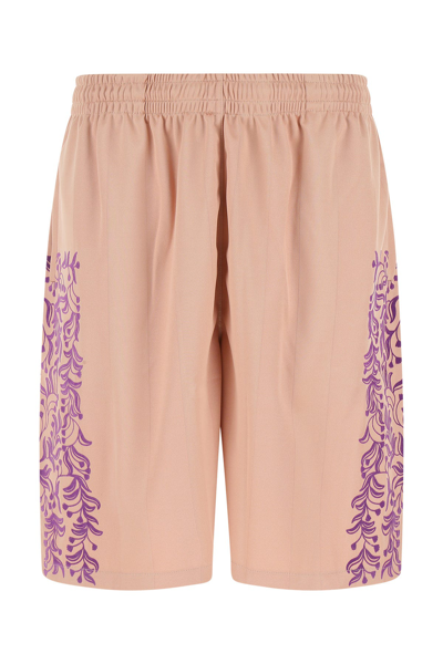 Bluemarble Powder Pink Fabric Bermuda Shorts Pink  Uomo Xl