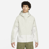 Nike Storm-fit Adv Acg "chain Of Craters" Men's Jacket In Light Stone,light Bone,summit White