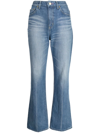 Tu Es Mon Tresor The Amethyst Flared Jeans In Blue