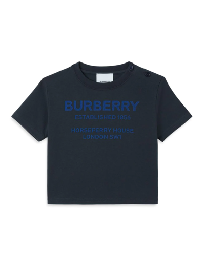 Burberry Baby's & Little Kid's Bristle Logo-print T-shirt In Midnight