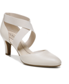 Lifestride Gallery Pump In Almond Milk Beige Faux Leather