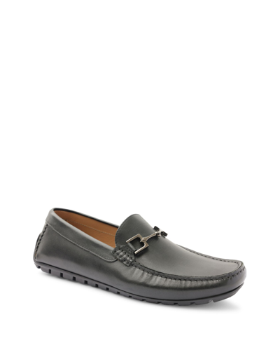 Bruno Magli Men's Xander Leather Driving Loafer In Black Leather