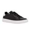Calvin Klein Men's Lucio Casual Lace Up Sneakers Men's Shoes In Black/white Croc