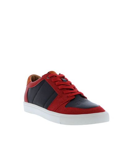 French Connection Men's Simon Sneakers In Red