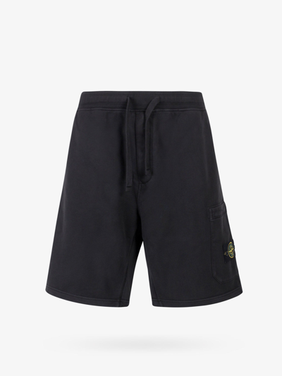 Stone Island Bermuda Shorts In Black