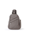 Baggallini Medium Sling Crossbody Backpack In Sterling Shimmer