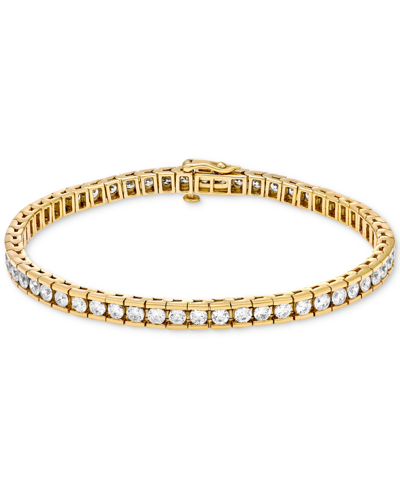Macy's Diamond Tennis Bracelet (5 Ct. T.w.) In 14k White Or Yellow Gold